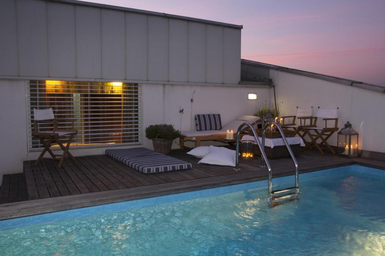 Pavi Apts Ljubljana - Private Rooftop Swimming Pool Bagian luar foto