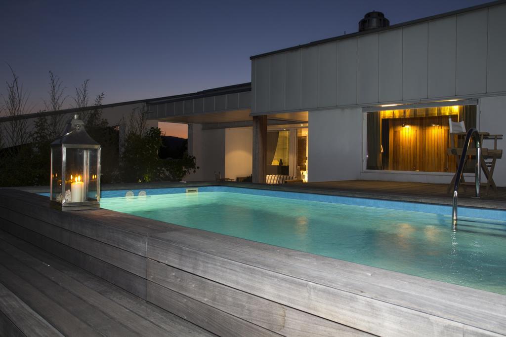 Pavi Apts Ljubljana - Private Rooftop Swimming Pool Ruang foto